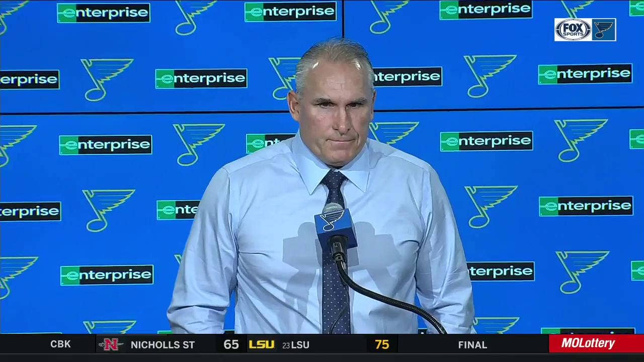 Berube: 'We got to find a way to score' after Blues lose to Ducks