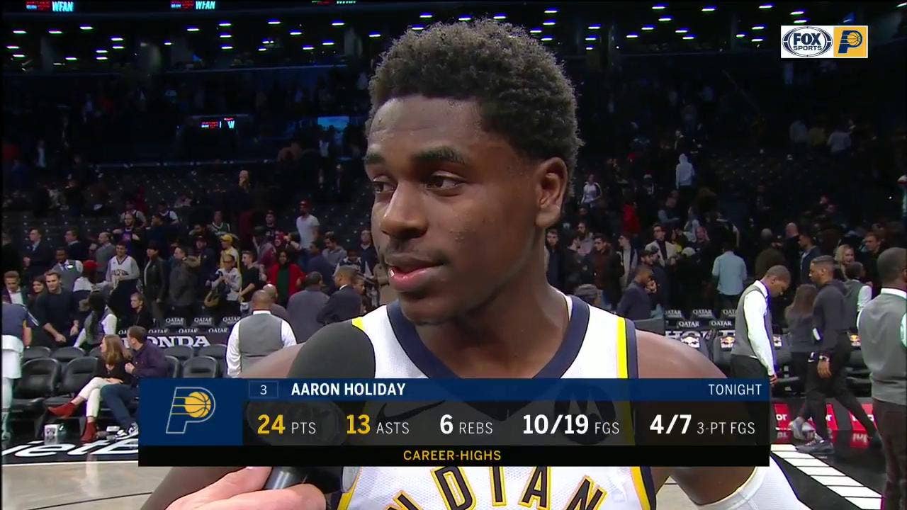 Holiday says he and Mitrou-Long 'just tried to play with confidence' against Nets