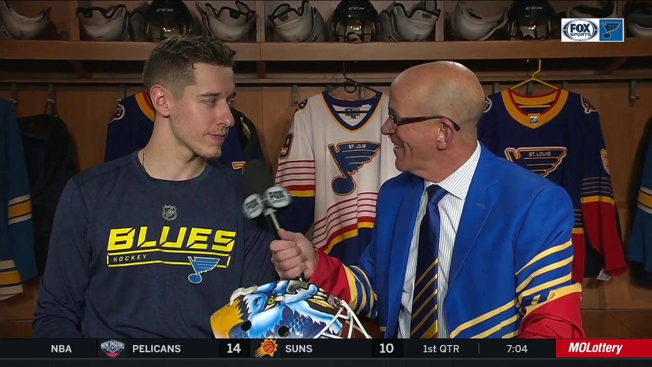 Binnington: It was 'pretty special' to pay tribute to CuJo with a shutout