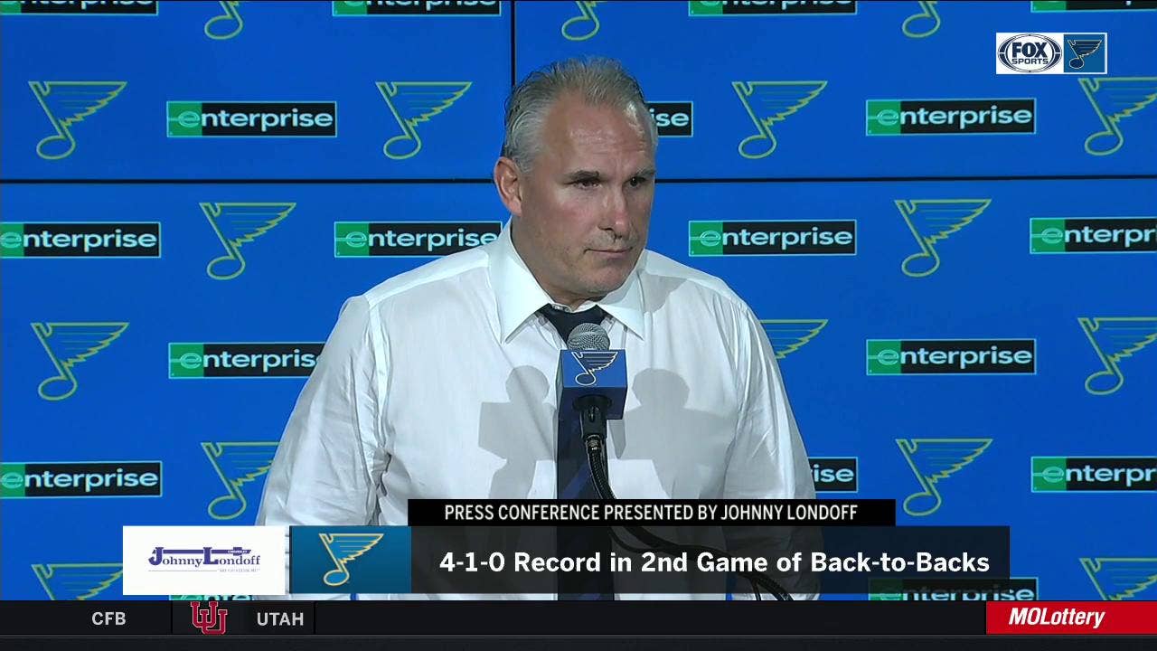 Berube on Faulk's first goal: 'Hopefully this will energize him a little bit'