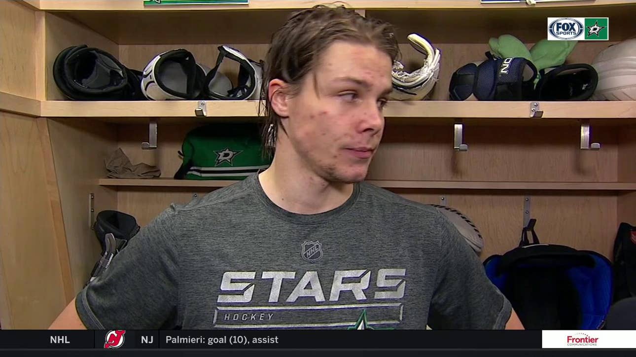 Miro Heiskanen talks Stars loss against the Jets