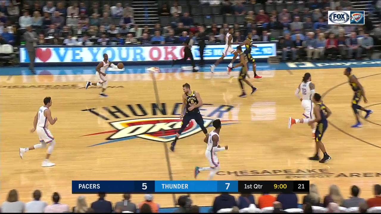 HIGHLIGHTS: Chris Paul Assist Leads to Steven Adams DUNK