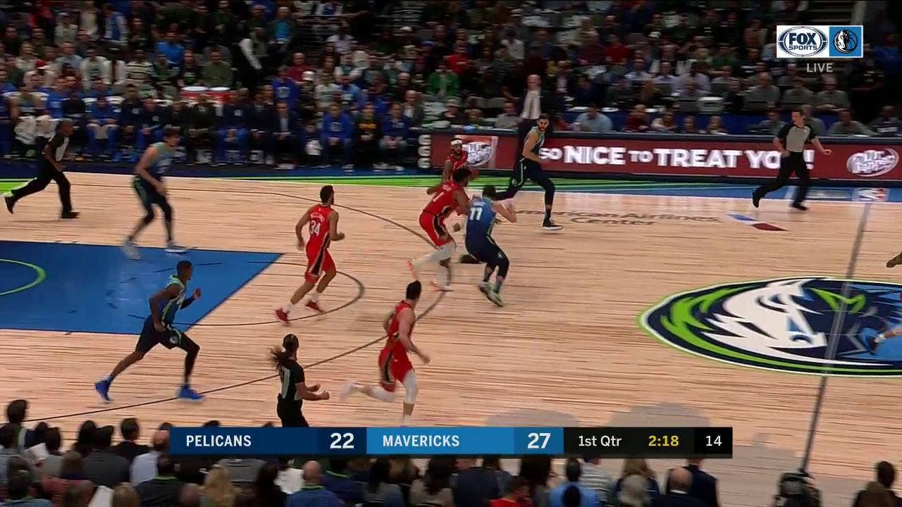 HIGHLIGHTS: Luka Doncic with the Steal to Boban Marjanovic for the DUNK