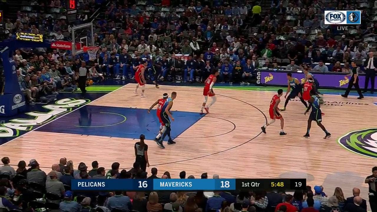 HIGHLIGHTS: Dwight Powell with a Vicious Dunk vs. New Orleans