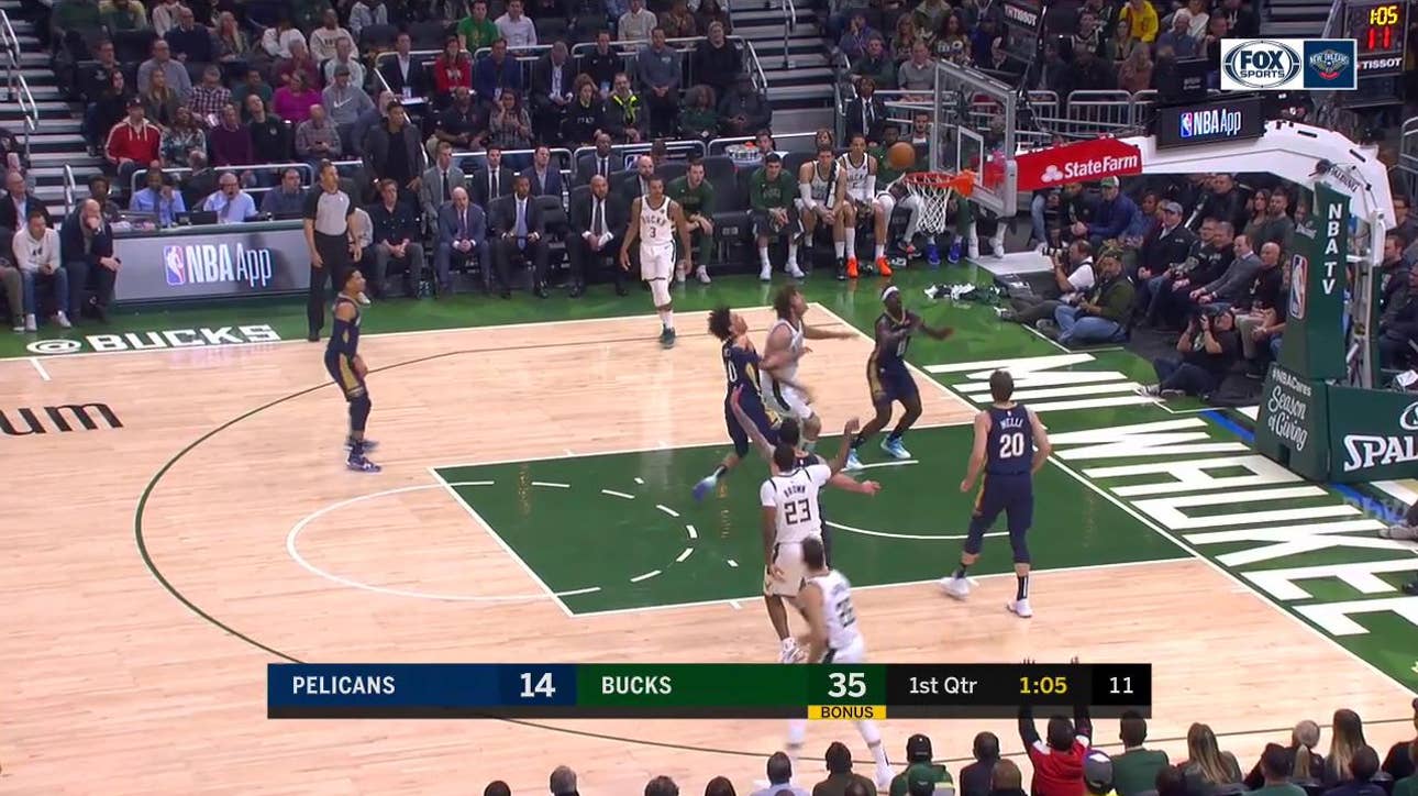 HIGHLIGHTS: Jrue Holiday makes the transition DUNK
