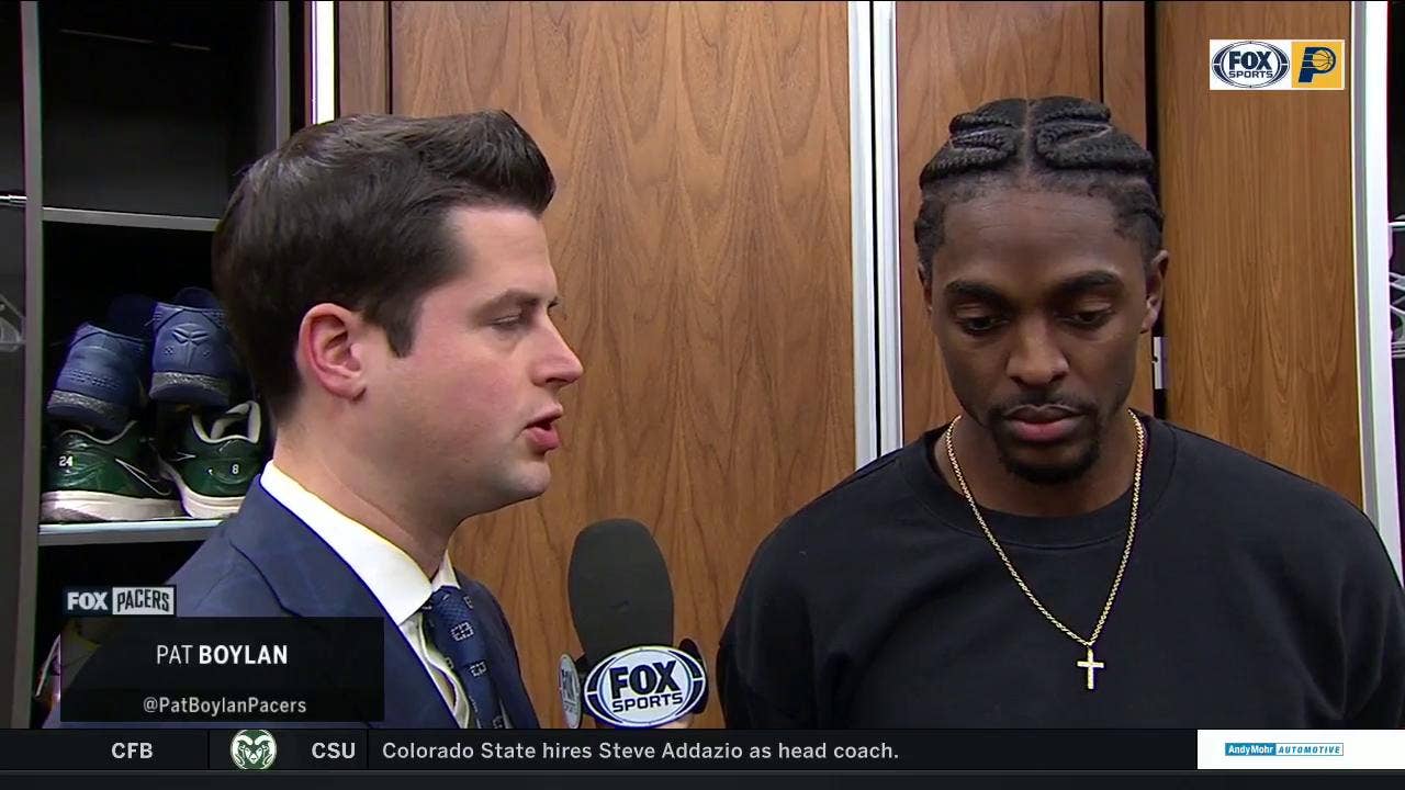 Justin Holiday on what worked for the Pacers: 'We were really, really calm'