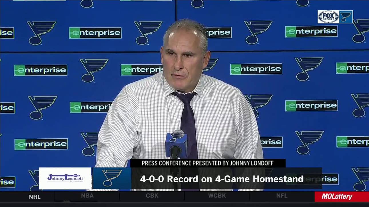 Berube: 'Jake was excellent' in Blues' win over Oilers