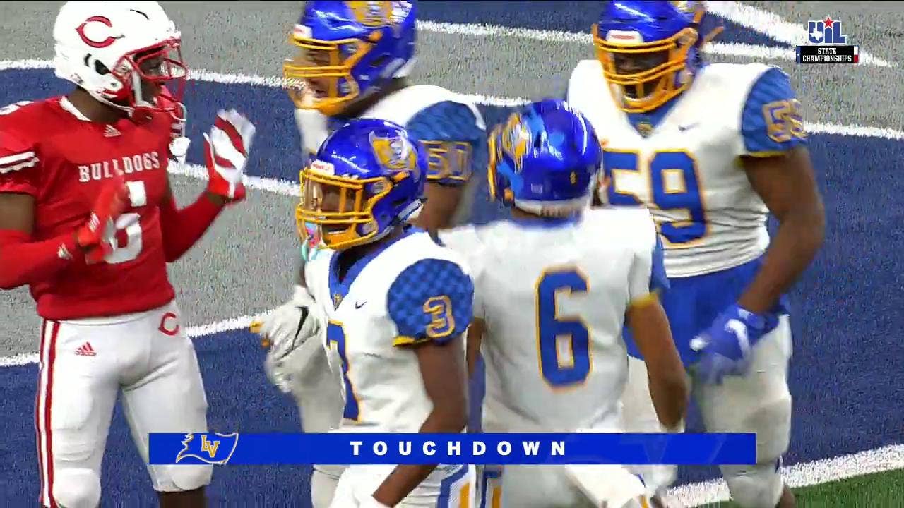 HIGHLIGHTS: La Vega fights back with TD run to close gap to 35-21 | UIL State Championships
