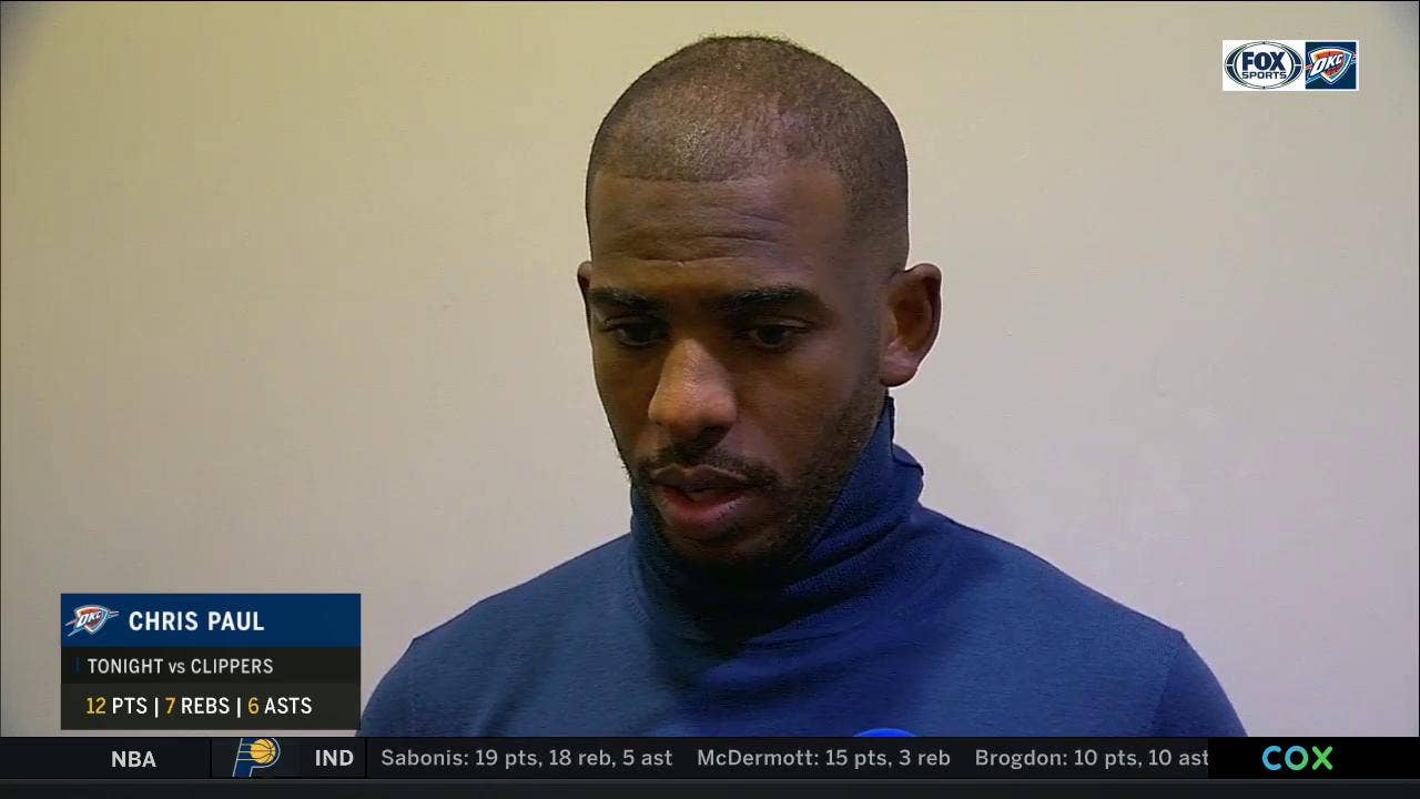'We tried to keep the pressure on them' - Chris Paul Thunder win over Clippers | Thunder Live