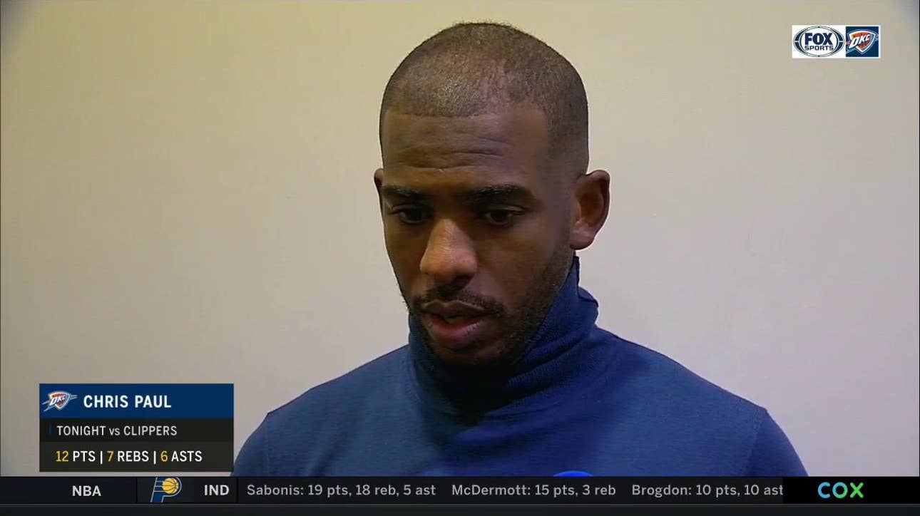 'We tried to keep the pressure on them' - Chris Paul Thunder win over Clippers | Thunder Live