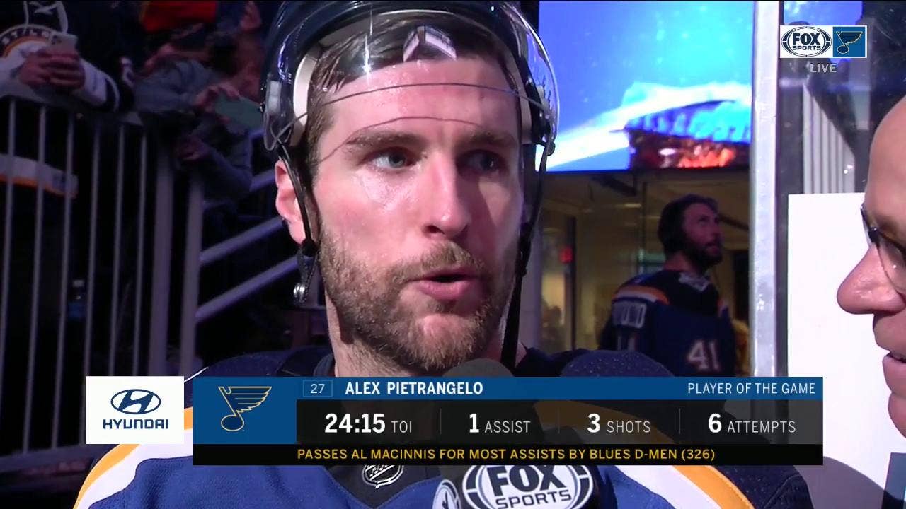 Pietrangelo: Home-and-home with Jets 'felt like two playoff games'