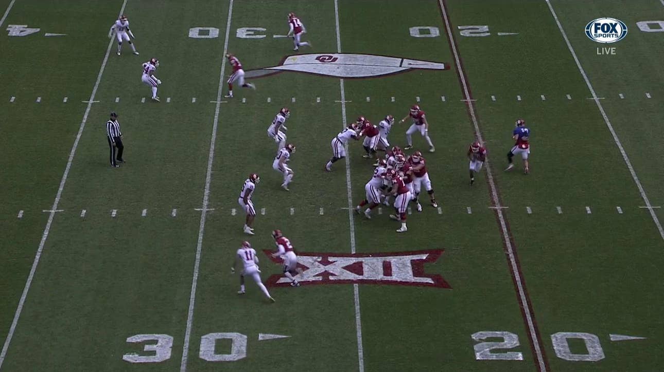 Hollywood Brown vs. OU student in race at Sooners Spring Game