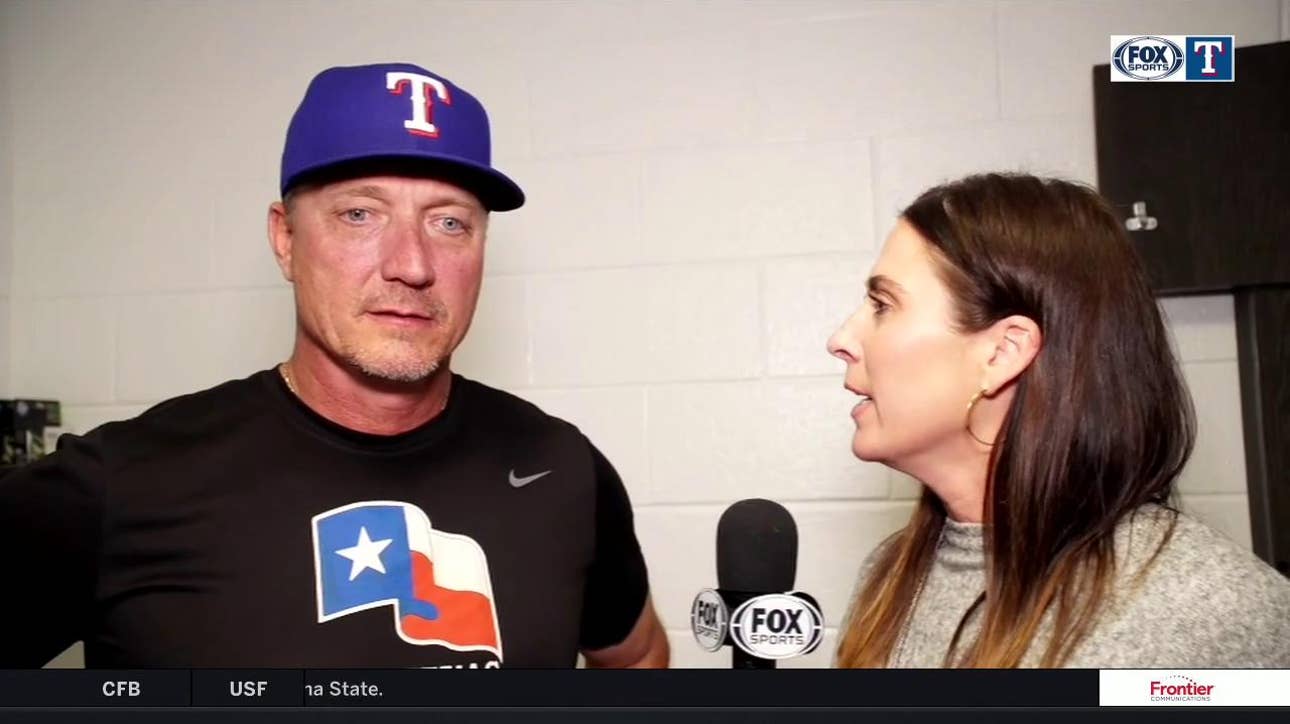 Jeff Banister on offense in 12-5 win over Chicago