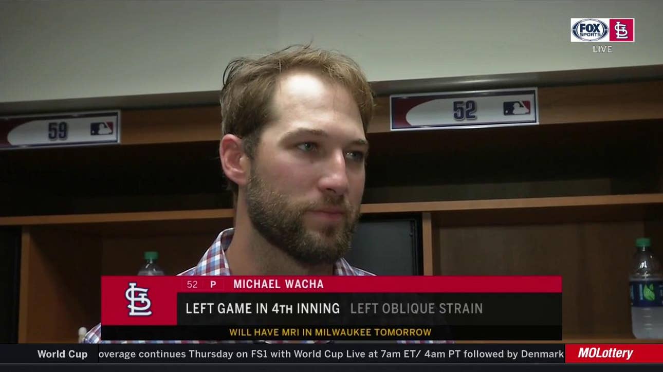 Wacha explains oblique injury -- and what comes next