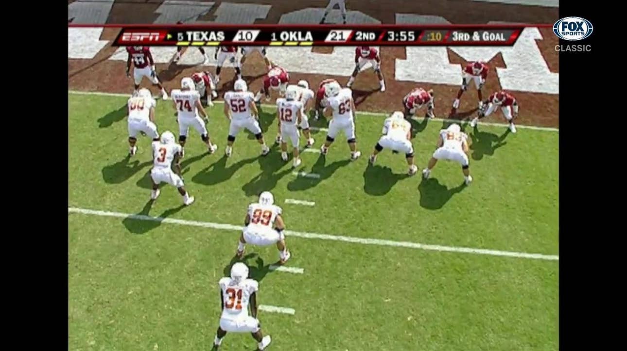 Cody Johnson rushes for 1-yard Texas Touchdown in 2008 | Red River Classics