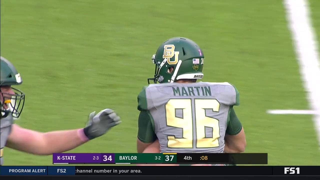 HIGHLIGHTS: Connor Martin makes go-ahead 29 yard field goal | Kansas State at Baylor