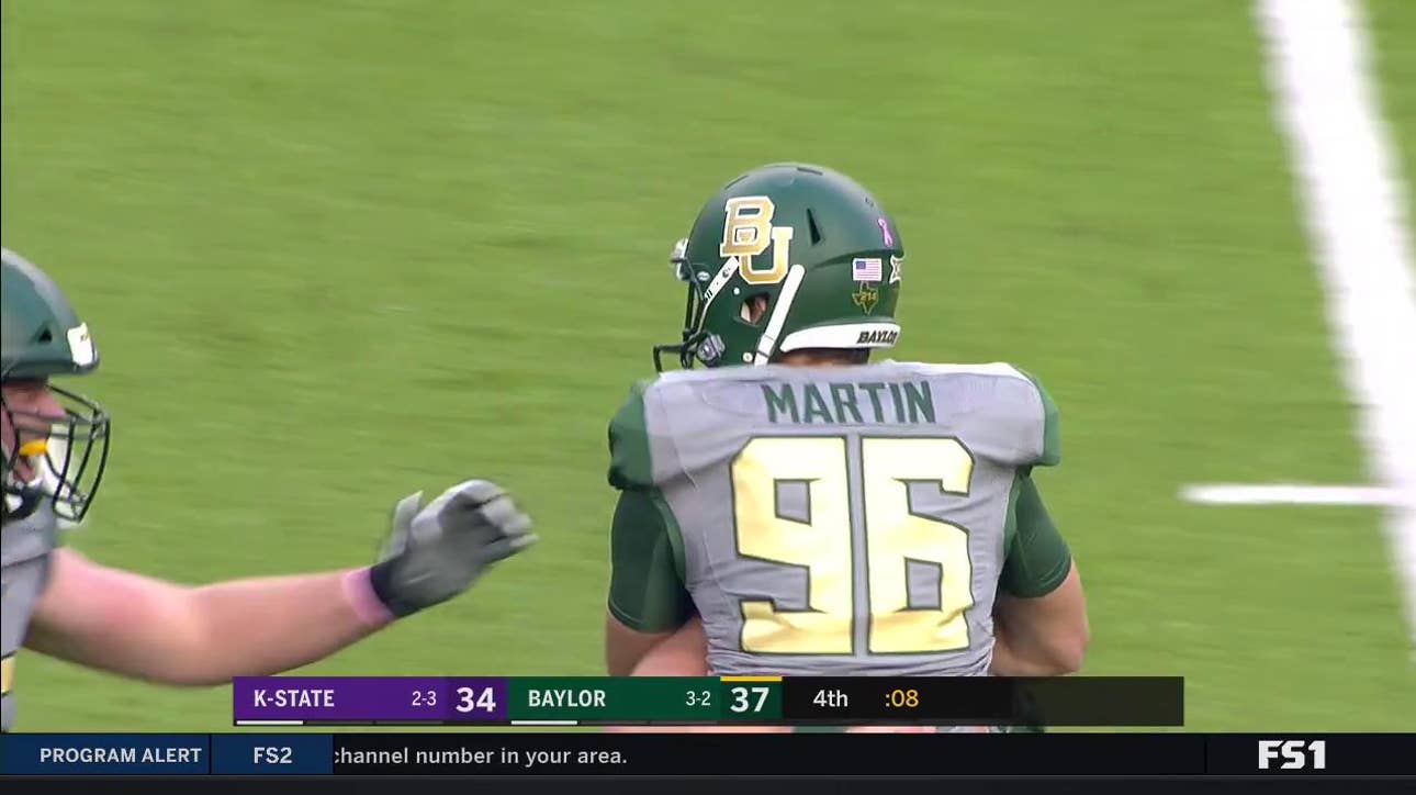HIGHLIGHTS: Connor Martin makes go-ahead 29 yard field goal | Kansas State at Baylor