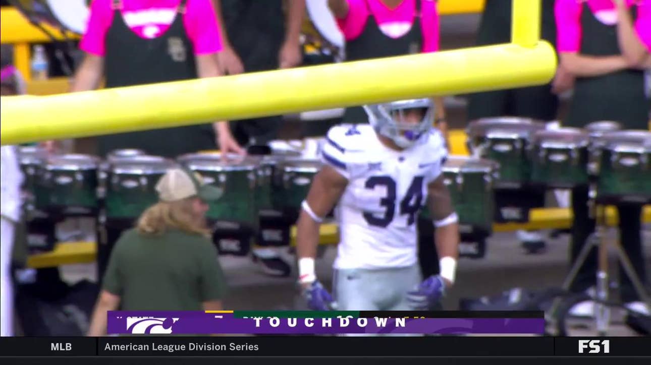 HIGHLIGHTS: Alex Barnes 34 yard touchdown run | Kansas State at Baylor