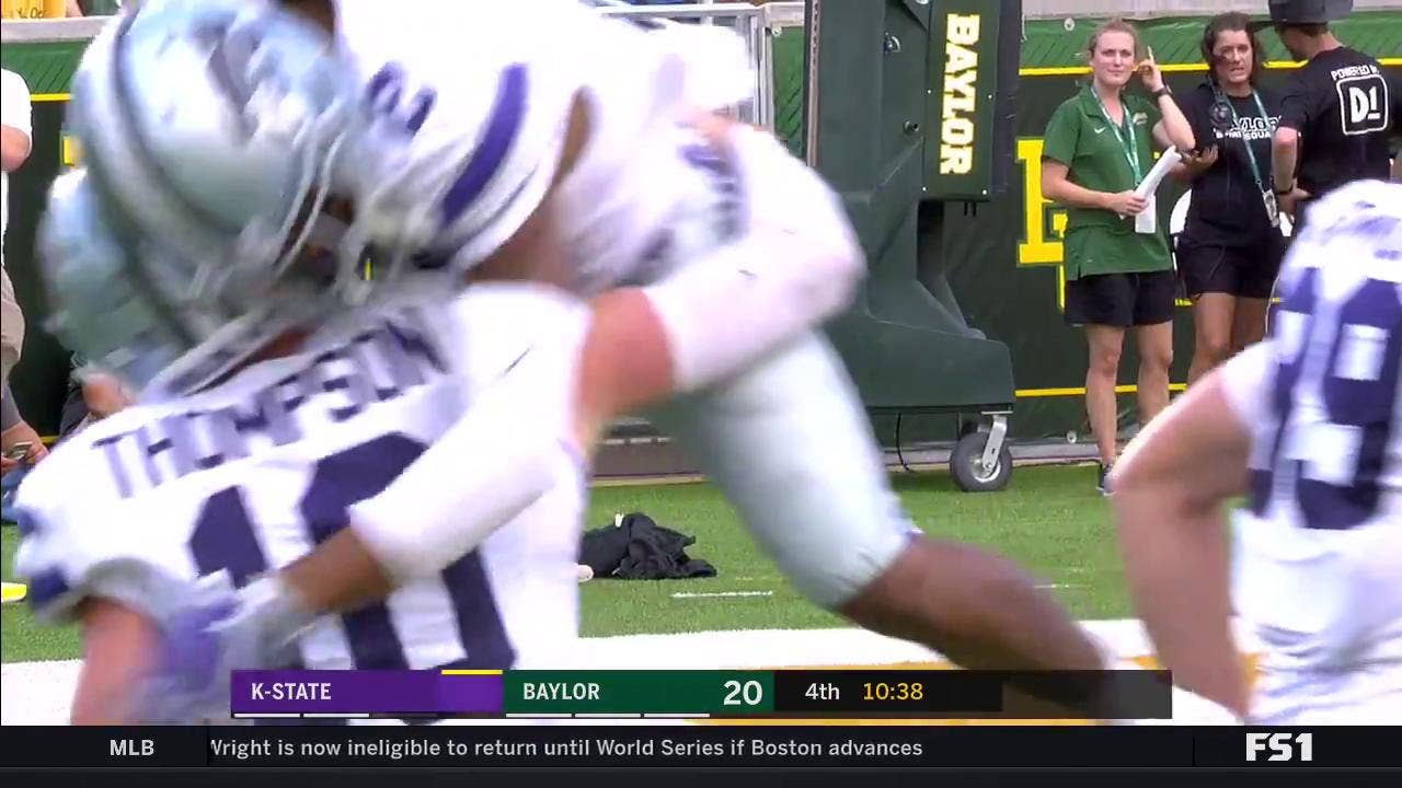 HIGHLIGHTS: Skylar Thompson 52 yard TD run | Kansas State at Baylor