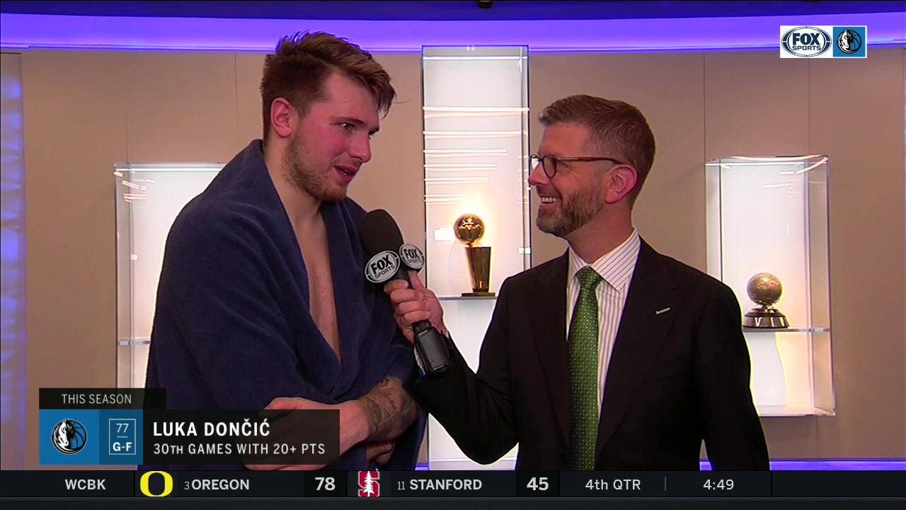 Luka Doncic talks Mavs comeback win vs. Blazers | Mavs Live