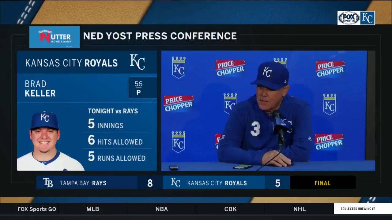 Yost says 'it was a good learning experience' for Keller against Rays