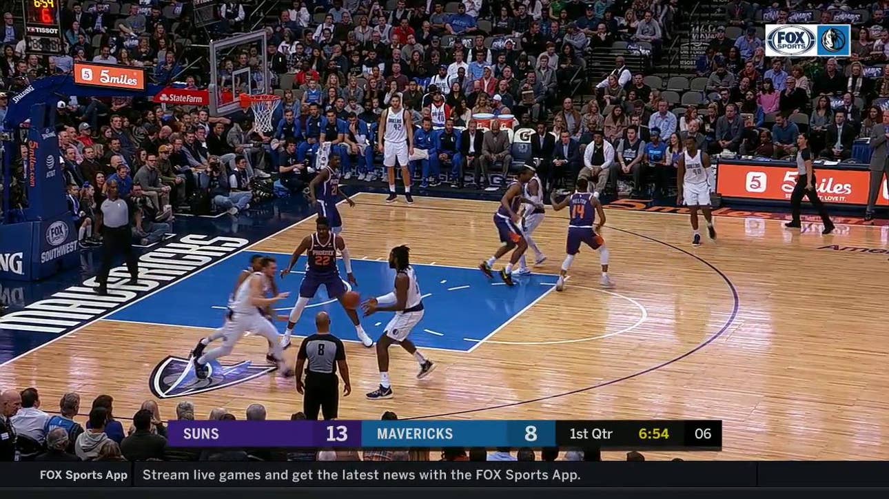 HIGHLIGHTS: Luka Doncic is fouled while hitting the Three