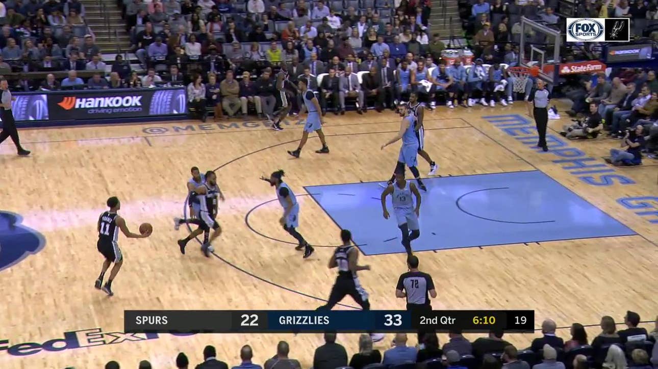 HIGHLIGHTS: Bryn Forbes with the floater in the 2nd quarter