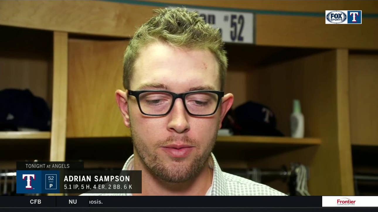 Adrian Sampson on Rangers tough 5-4 loss in extras