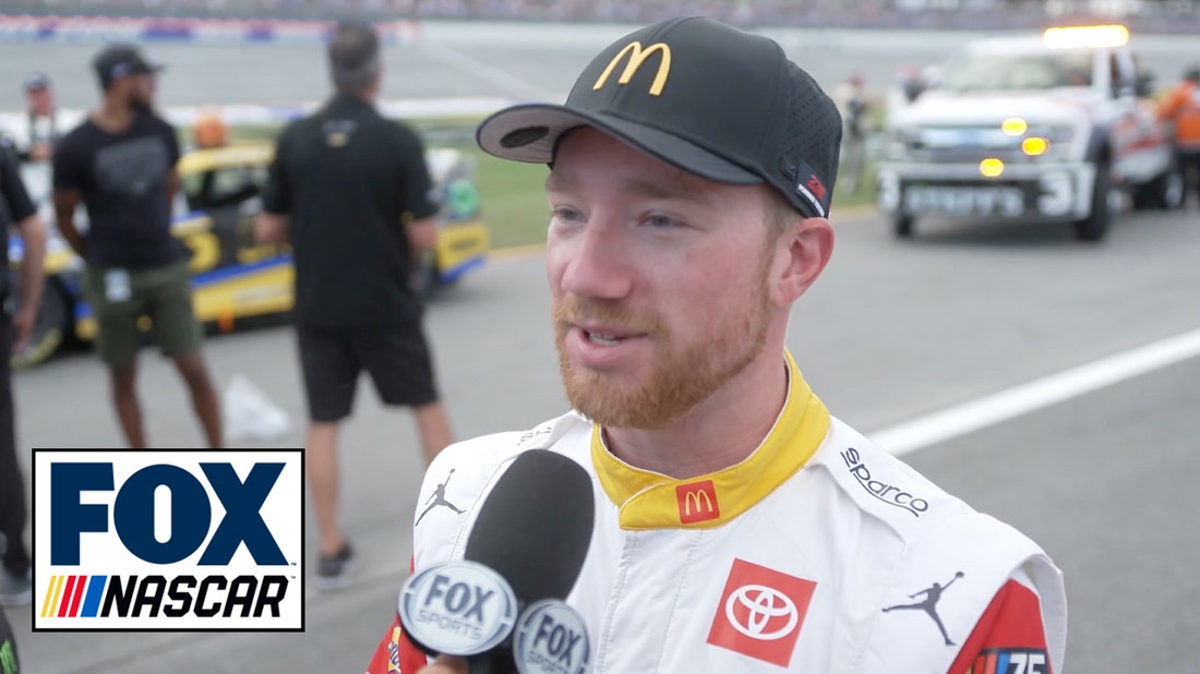 Tyler Reddick on his crash going into the finish line and only being two points behind the cutoff in the Yellawood 500