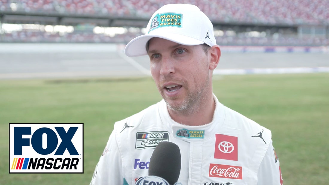 'I couldn't ask for much more' - Denny Hamlin on leaving Talladega with a 50-point cushion on the cutoff in the Yellawood 500