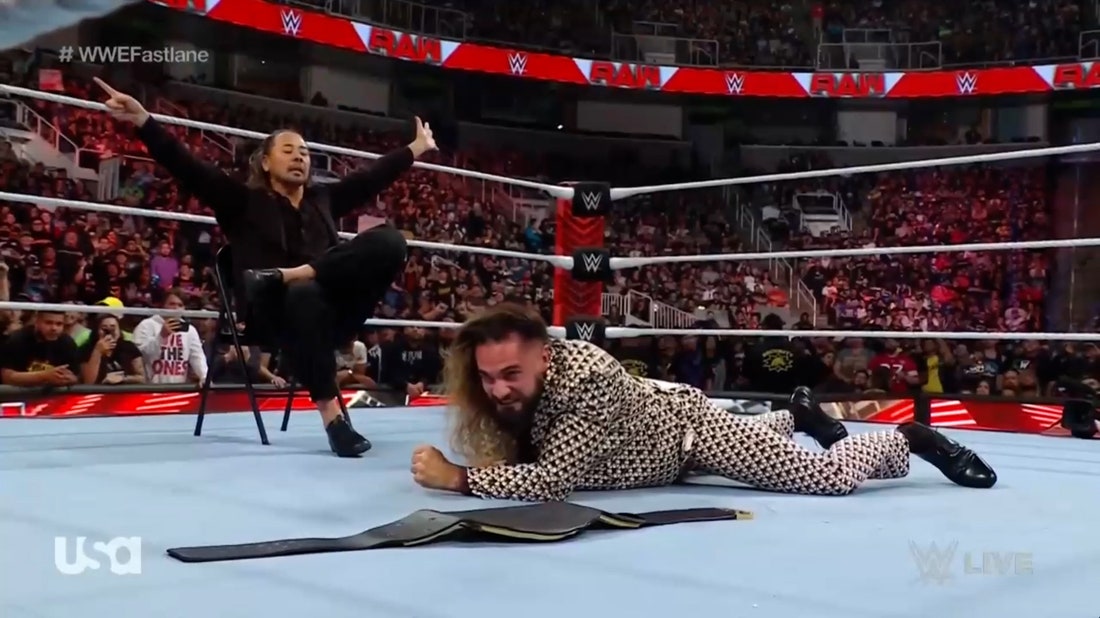 Seth Rollins’ broken back won’t be spared by Shinsuke Nakamura at WWE Fastlane | WWE on FOX