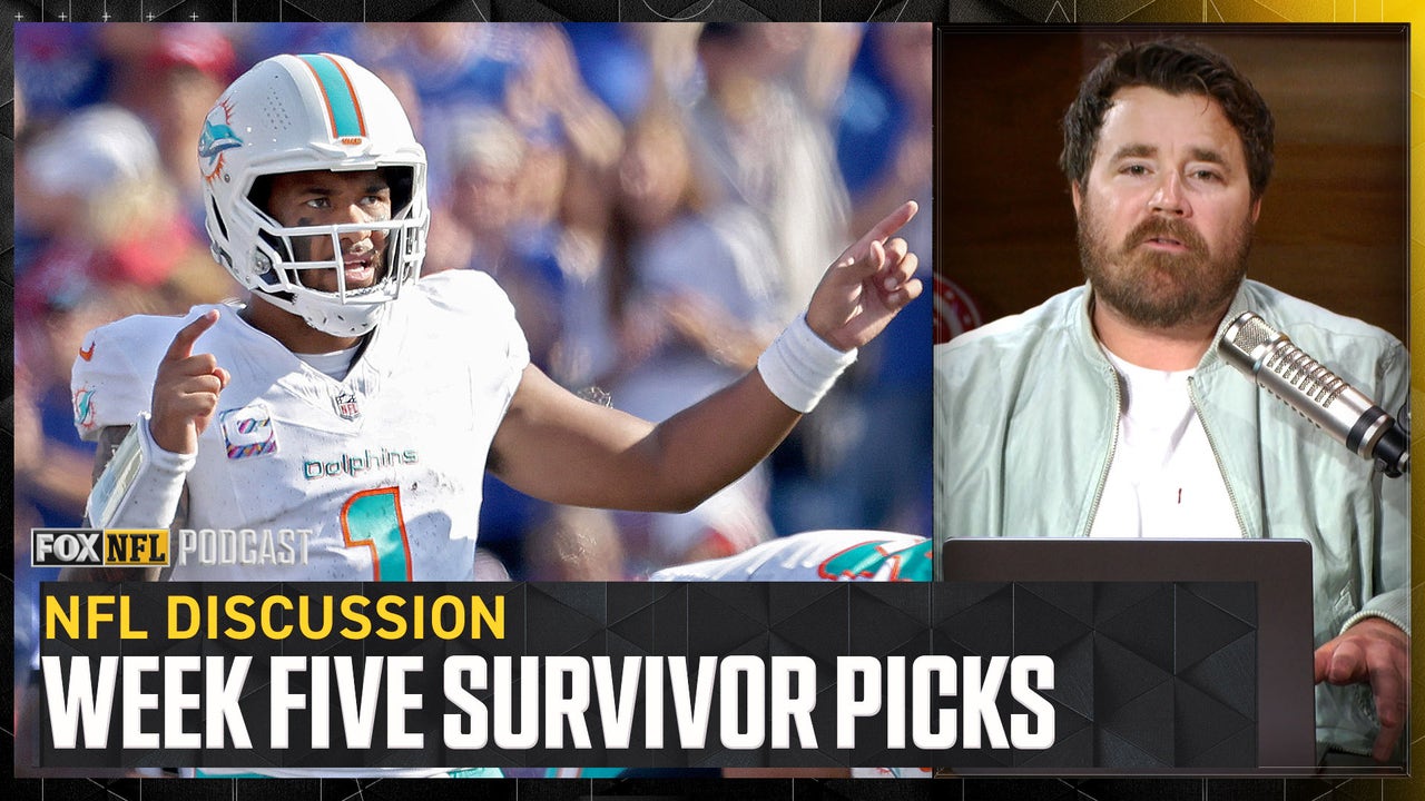Miami Dolphins & Detroit Lions headline Dave Helman's week five NFL survivor picks | NFL on FOX Pod