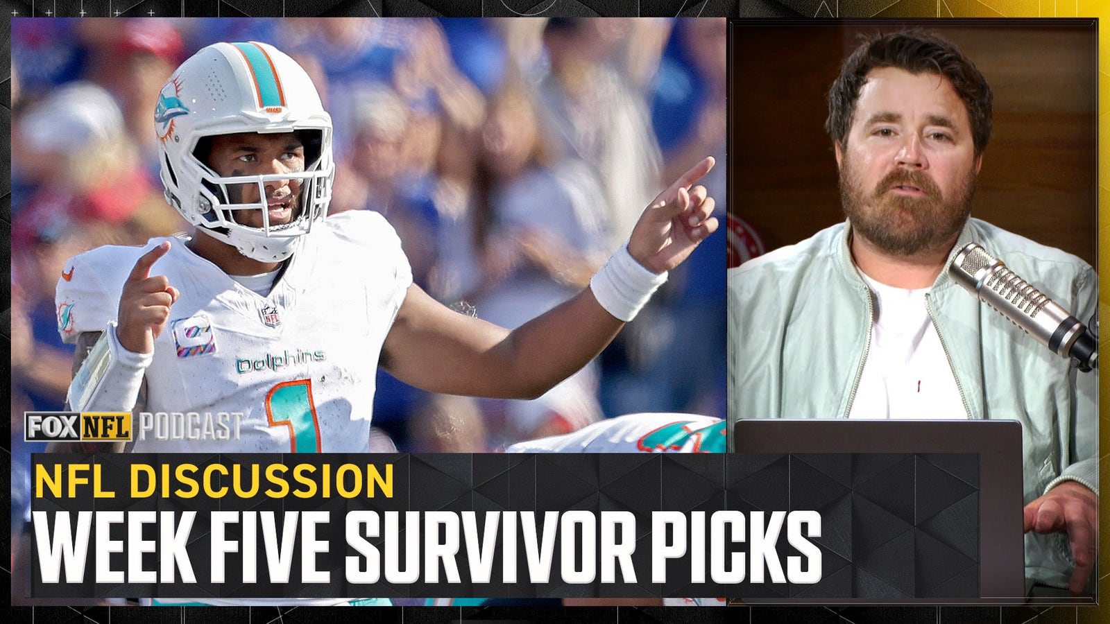 Miami Dolphins & Detroit Lions headline Dave Helman's week five NFL survivor picks