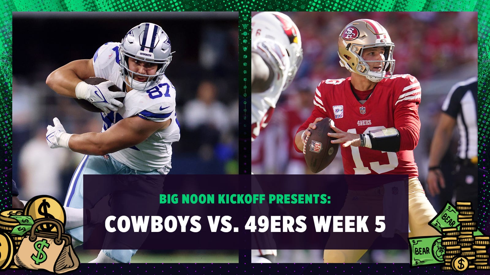 Cowboys vs. 49ers top predictions, picks and odds, Christian McCaffrey MVP chances