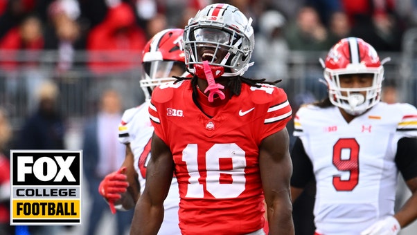 Ohio State's Marvin Harrison Jr. registers 163 yards and one TD in win vs. Maryland