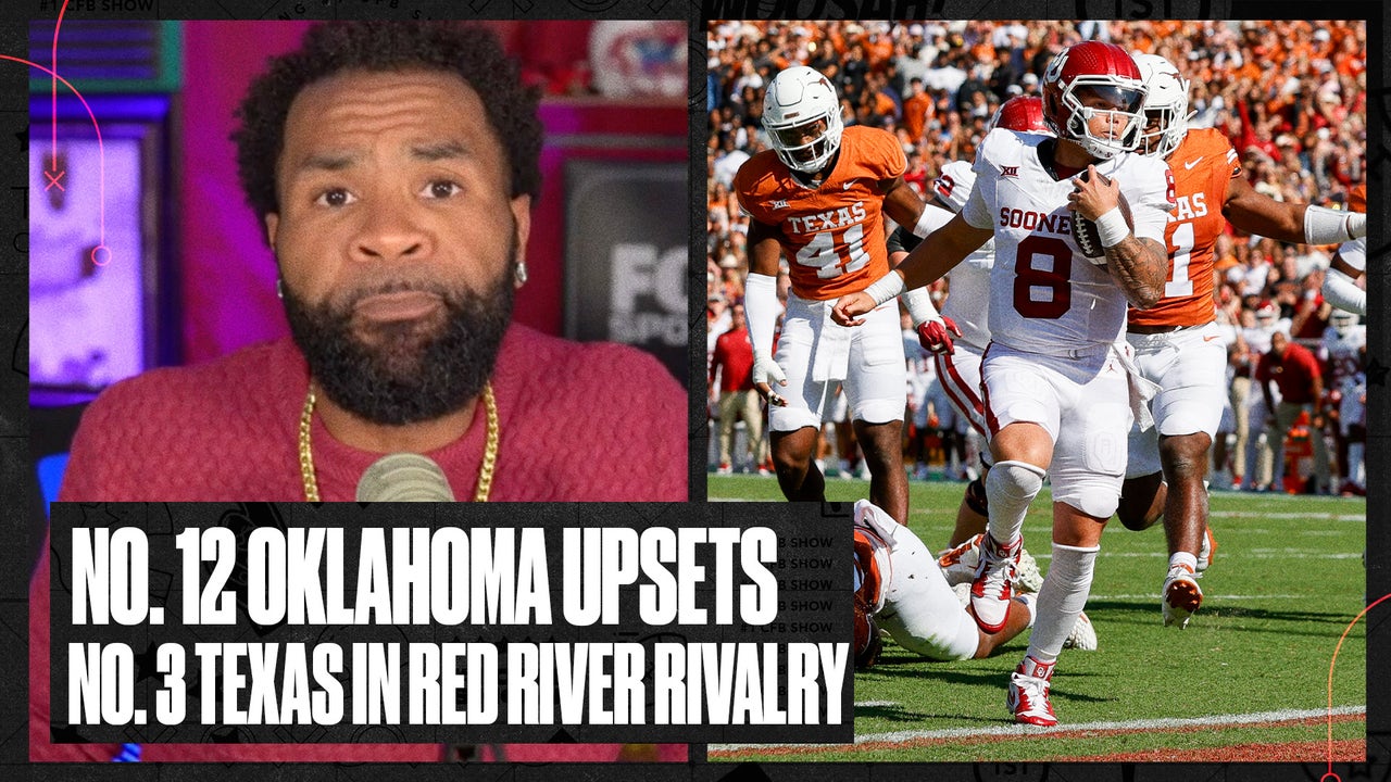 No. 12 Oklahoma Upsets No. 3 Texas in Red River Rivalry | No. 1 CFB Show