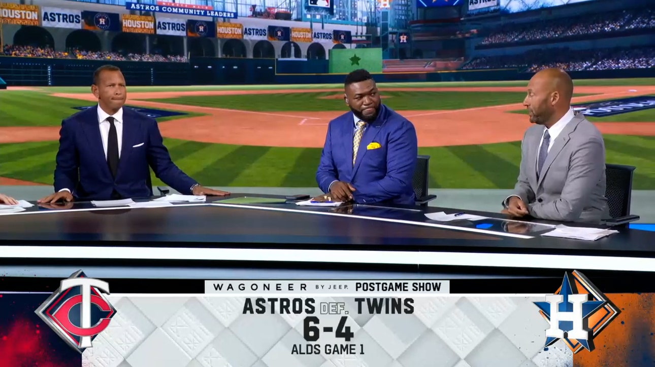 Astros def. Twins in ALDS Game 1: Derek Jeter, Alex Rodriguez and David Ortiz discuss | FOX SPORTS
