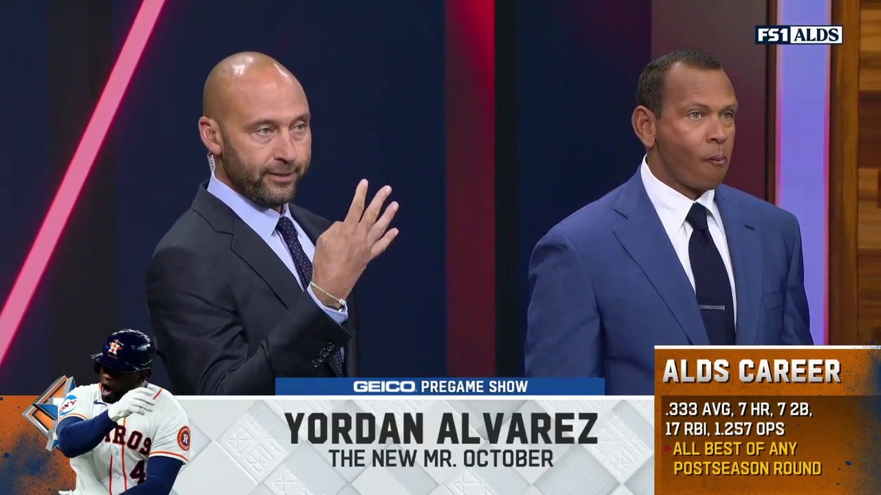 'MLB on FOX Pregame' crew breaks down Yordan Alvarez's postseason success | MLB on FOX