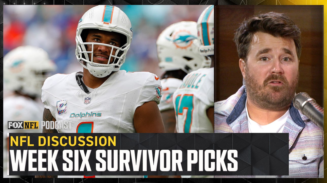 Tua Tagovailoa, Miami Dolphins headline Dave Helman's survivor picks for week six | NFL on FOX Pod