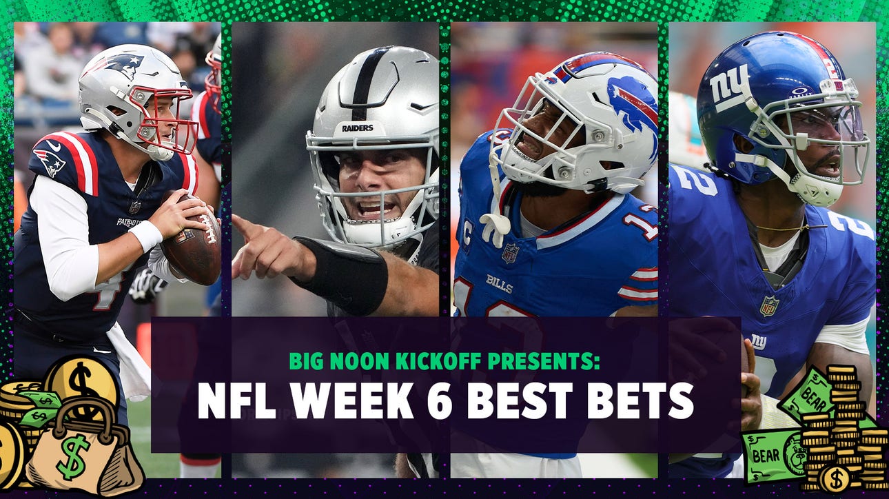 Why Patriots vs. Raiders, Bills vs. Giants are best bets of NFL Week 6 | Bear Bets