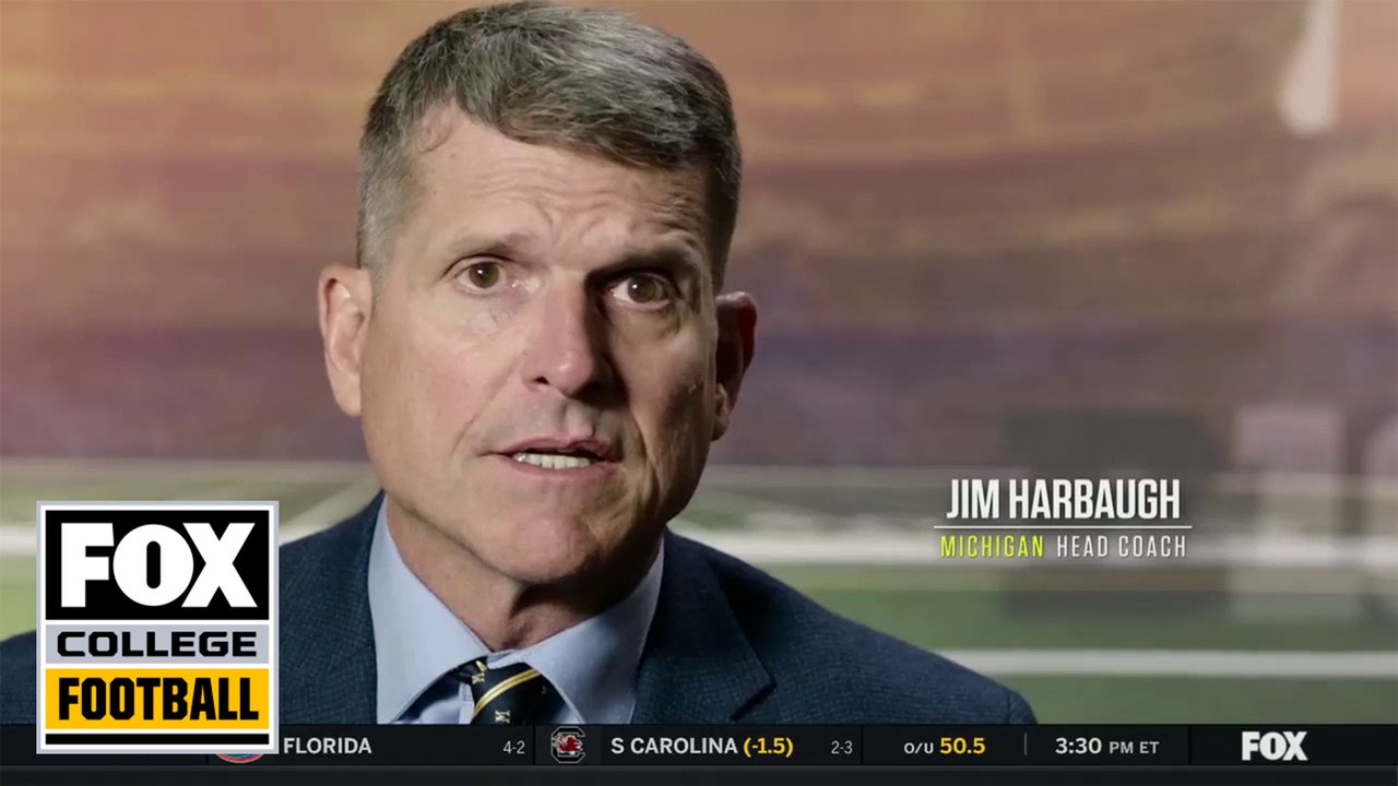 Michigan HC Jim Harbaugh and Ann Arbor PD Officer Howard Cooper relive their unlikely meeting one stormy night | Big Noon Kickoff