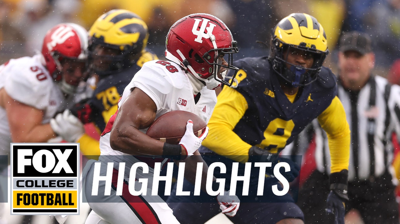 Indiana Hoosiers vs. No. 2 Michigan Wolverines Highlights | CFB on FOX