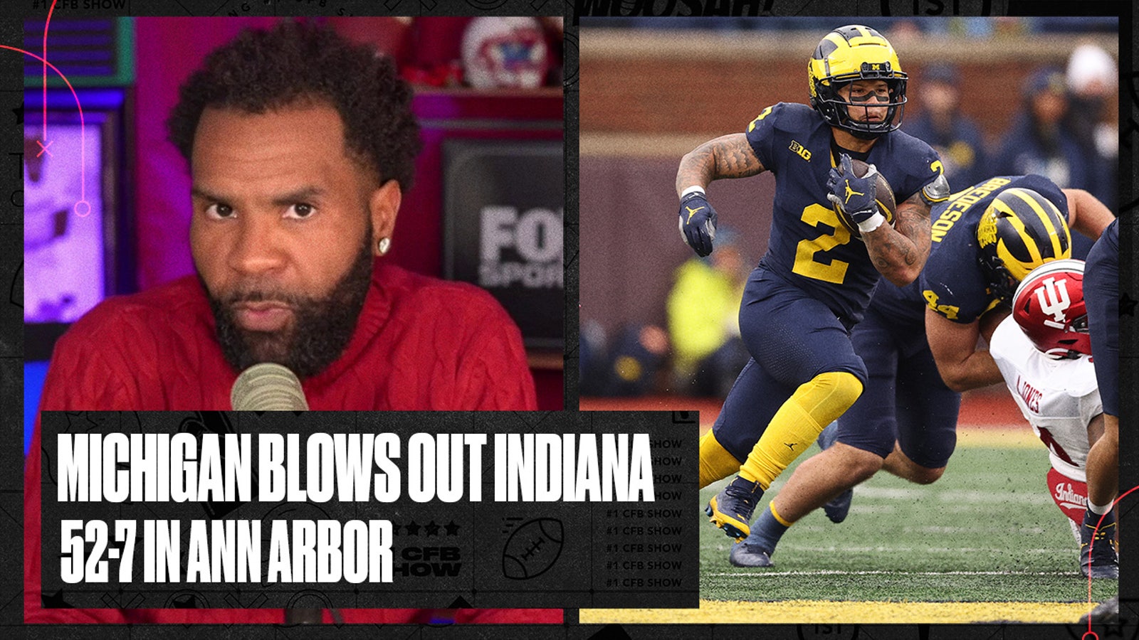 No. 2 Michigan blows out Indiana 52-7