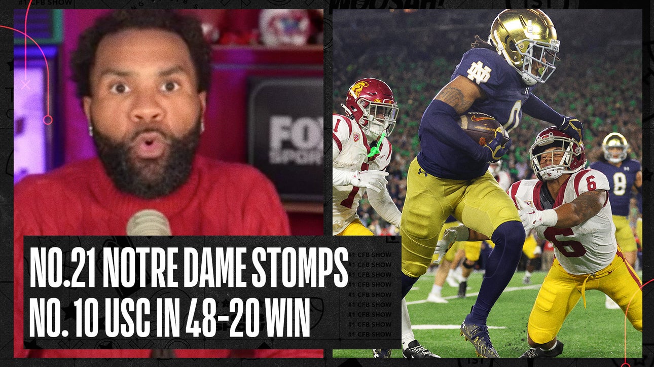Notre Dame DOMINATES USC in 48-20 win | No. 1 CFB Show