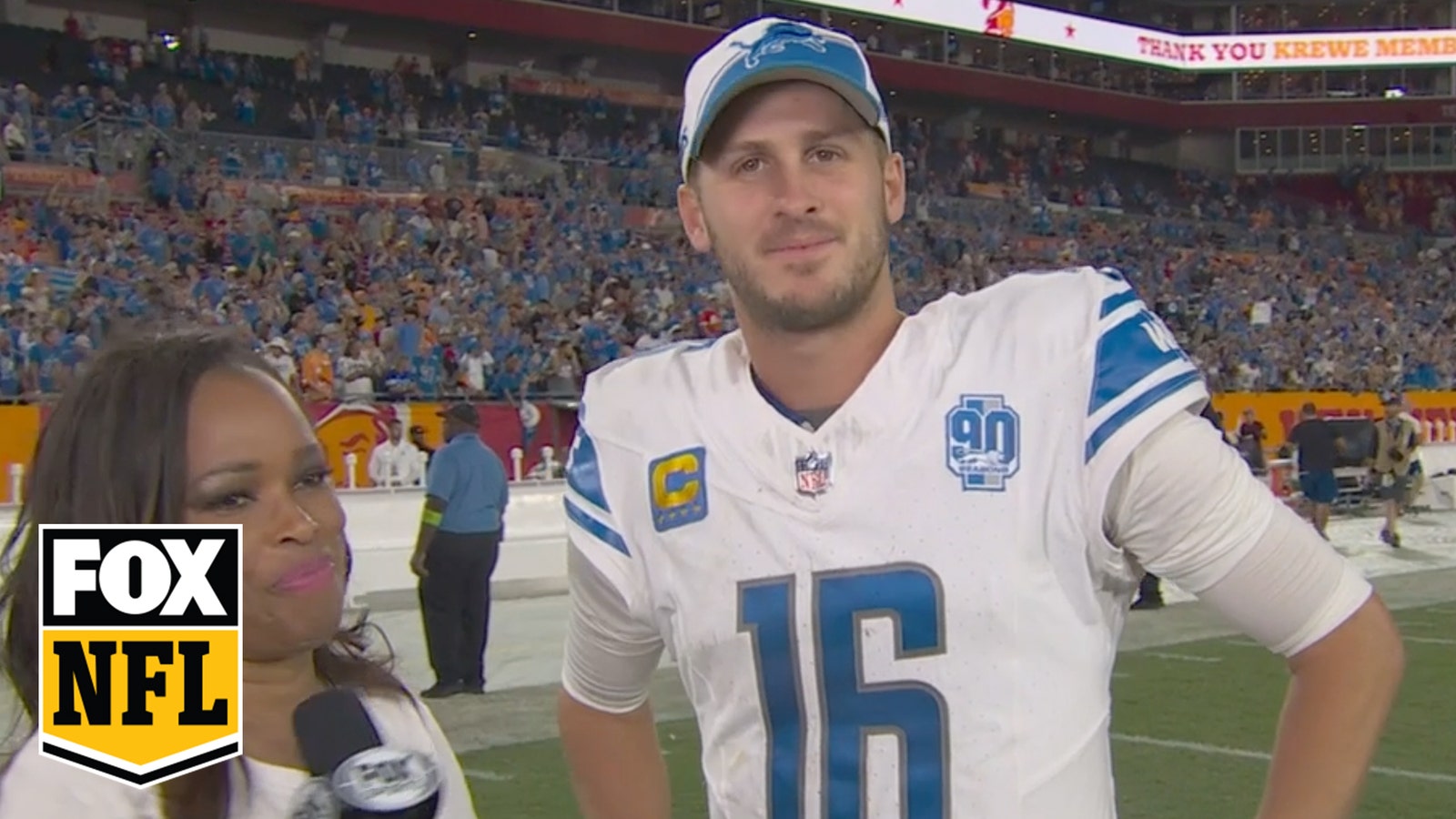 'Our defense is playing their tails off' – Lions QB Jared Goff on dominant win vs. Buccaneers