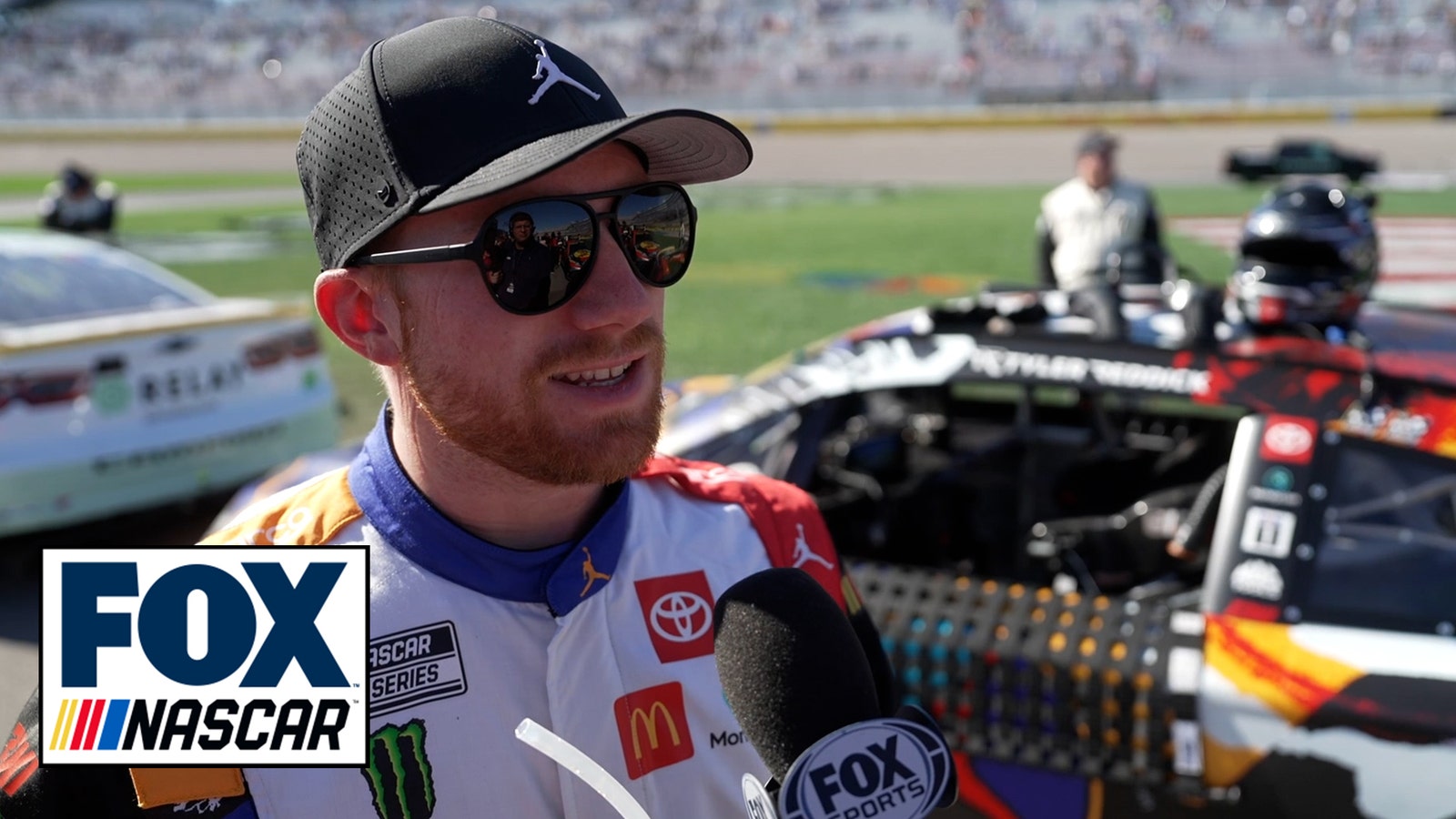 Tyler Reddick discusses his eighth-place finish at Vegas 