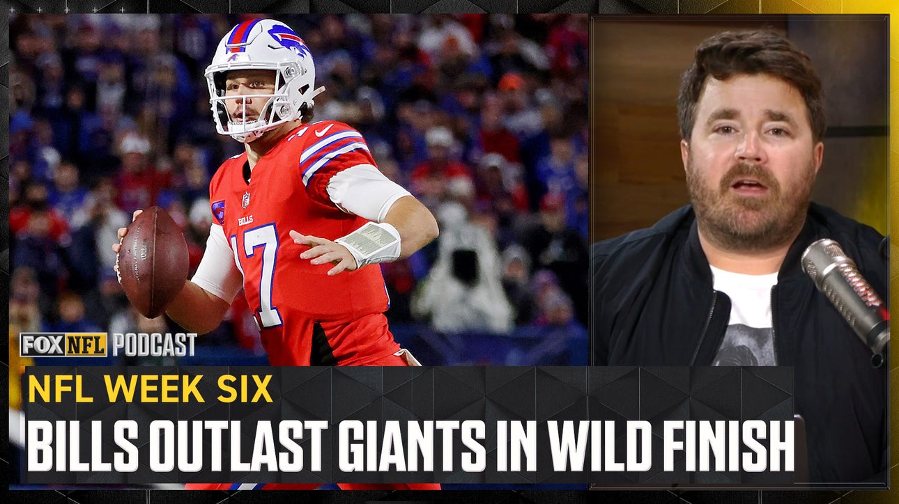 Josh Allen, Bills OUTLAST Tyrod Taylor, Giants in WILD finish - Dave Helman reacts | NFL on FOX Pod