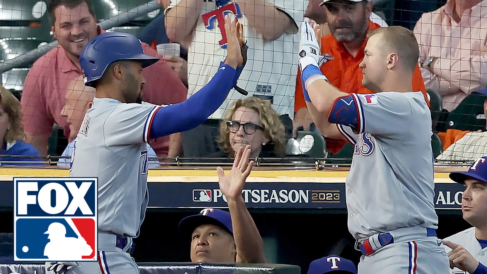 Rangers' Adolis García, Mitch Garver and Nathaniel Lowe all smack RBI base hits to scores FOUR runs against Astros in first inning
