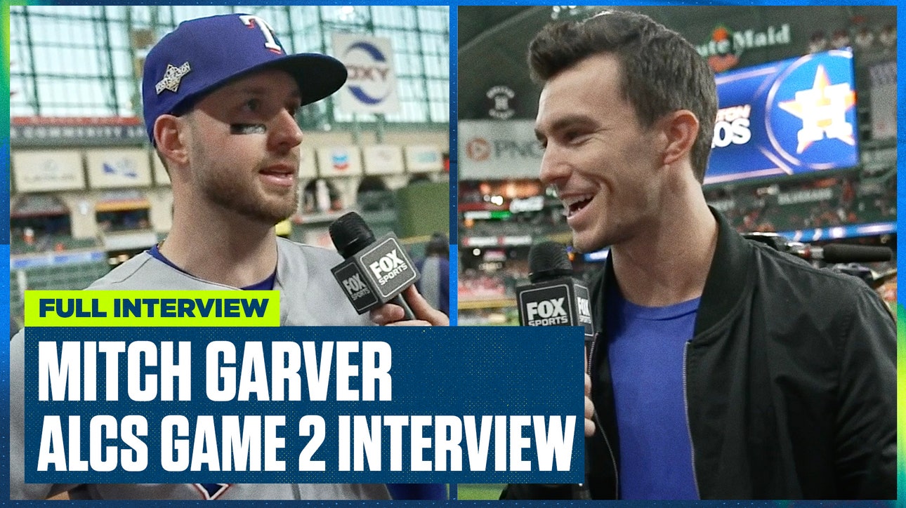 Texas Rangers' Mitch Garver talks about their HUGE ALCS Game 2 win & Max Scherzer | Flippin' Bats