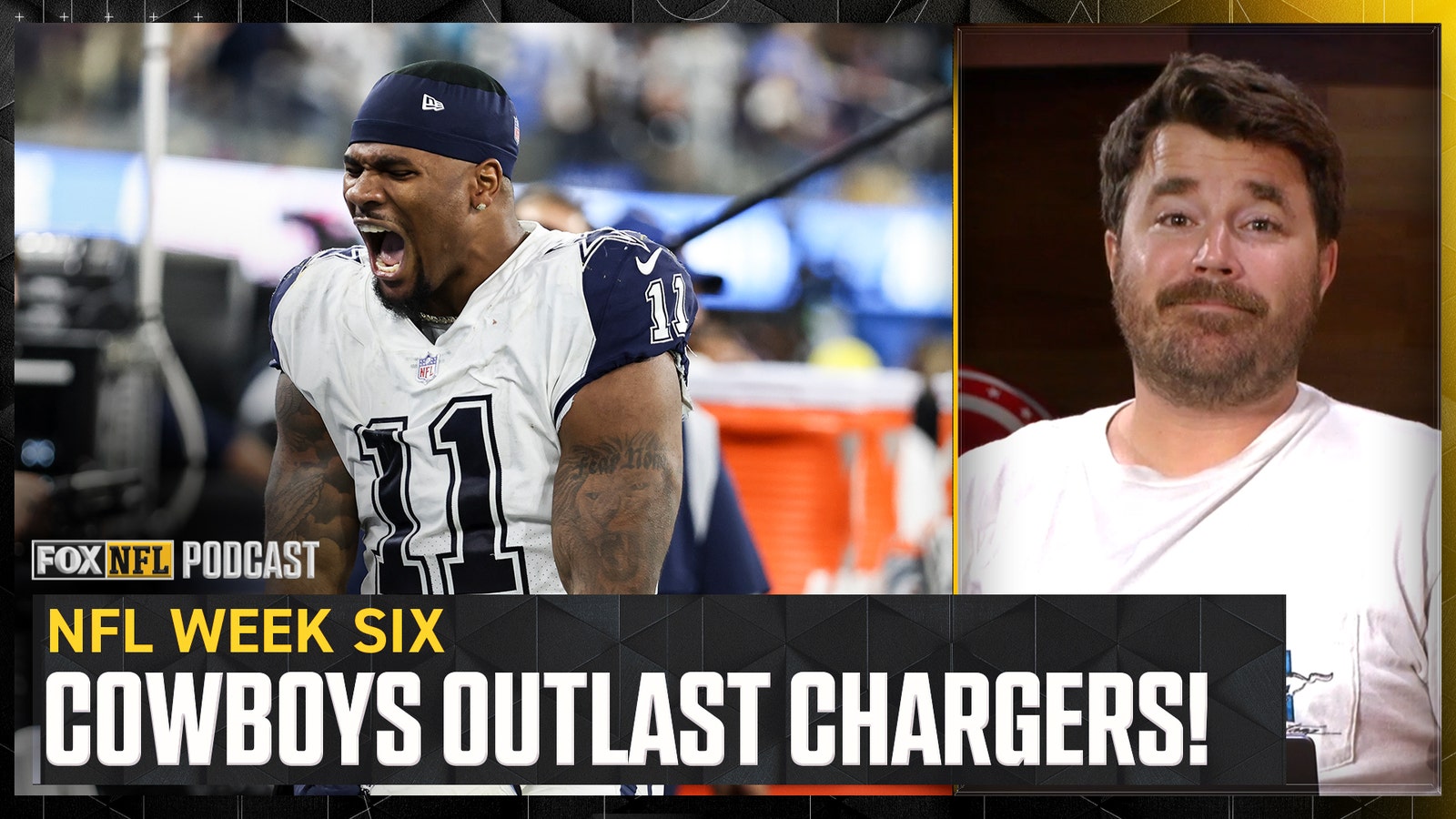 Dave Helman reacts to Cowboys' win over Chargers